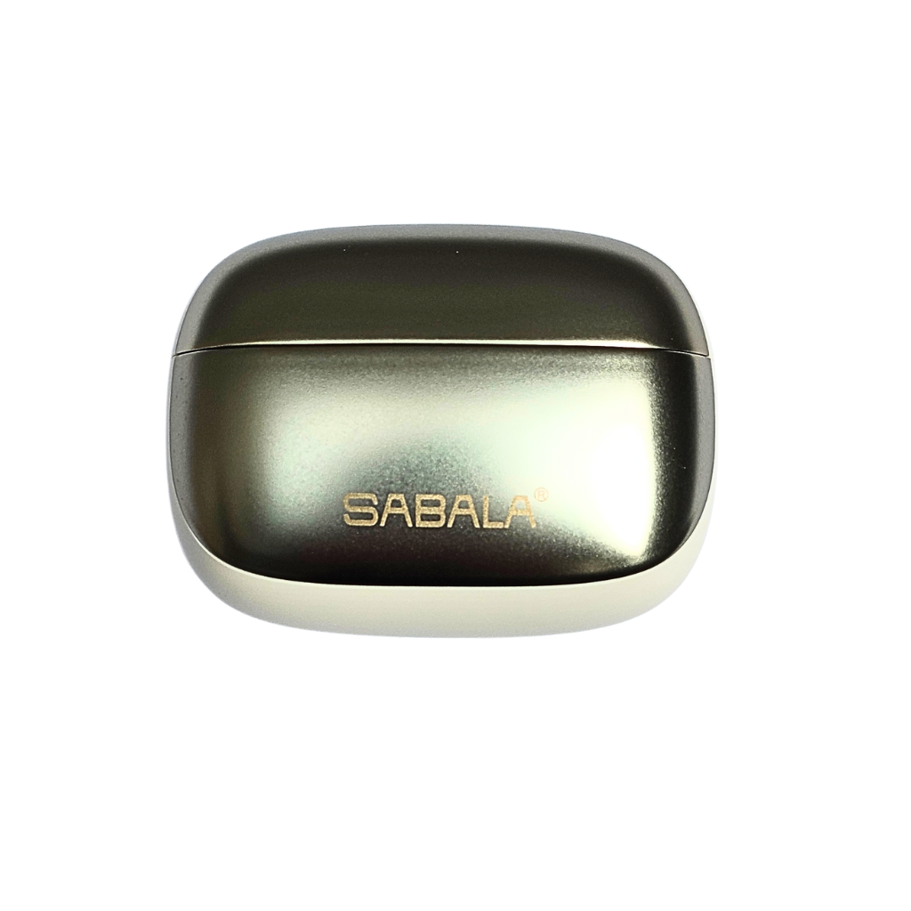 Audífonos Bluetooth 5.4 con estuche de carga Sabala ST 766, cancelación de ruido. Color Dorado.