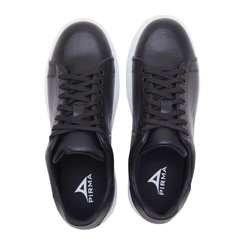 Tenis Casuales Negros Hombre Pirma Mod 5066 Piel