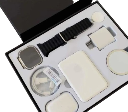 Kit Paquete Smart Watch Ultra 2 + 5 Accesorios Para iPhone