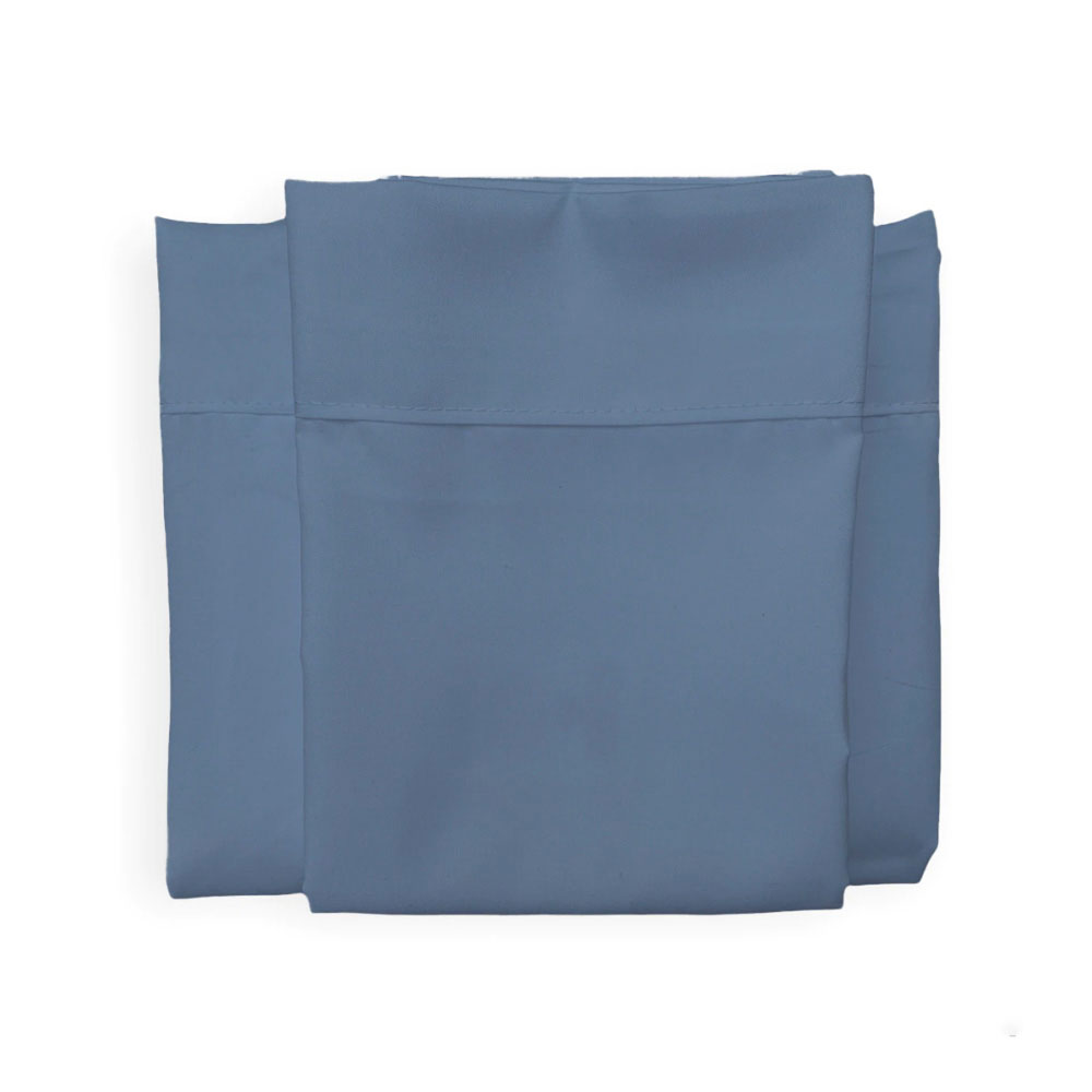 Sábanas Matrimonial Spring Air Azul acero y  2 Almohadas Osos