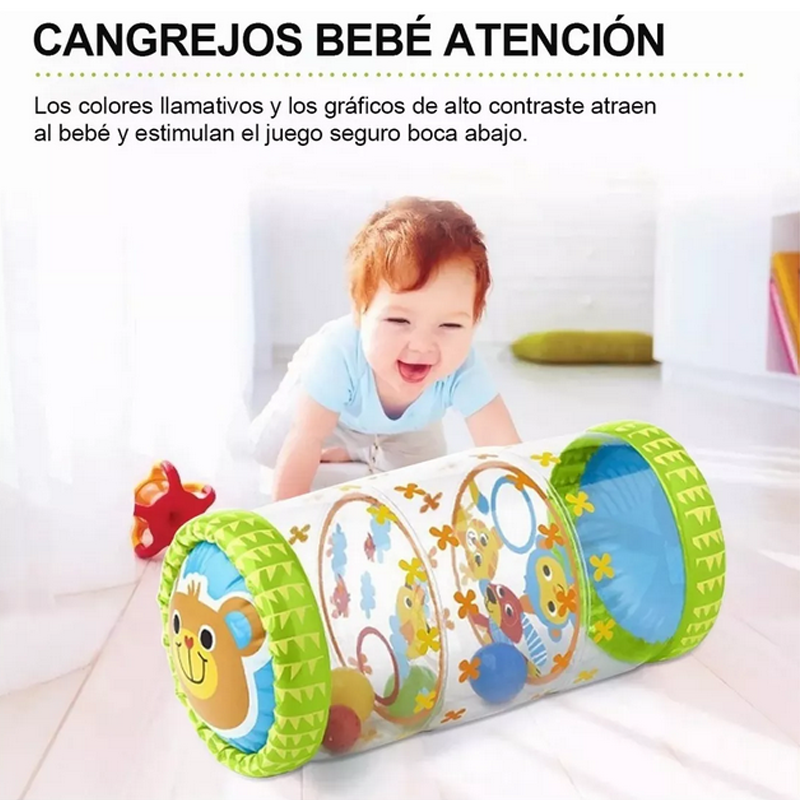 Juguete Rodillo Bebé Gatear Didacticos Estimulación Temprana
