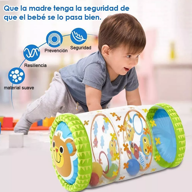 Juguete Rodillo Bebé Gatear Didacticos Estimulación Temprana