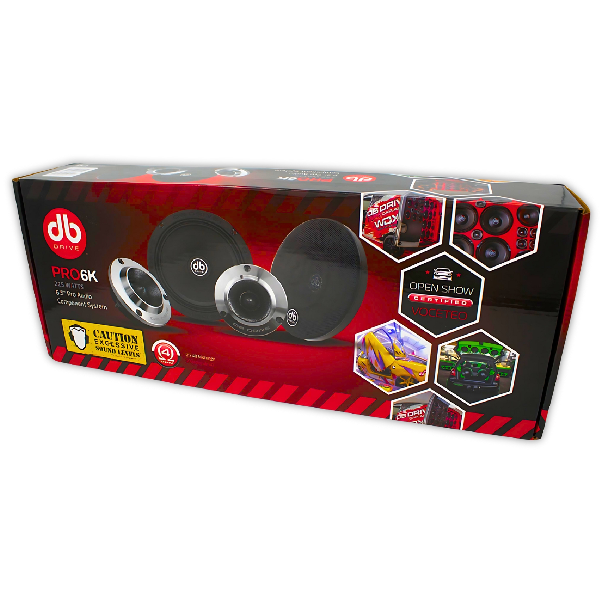 Set de Medios Rangos DB Drive PRO6K 500W 6.5 PLG