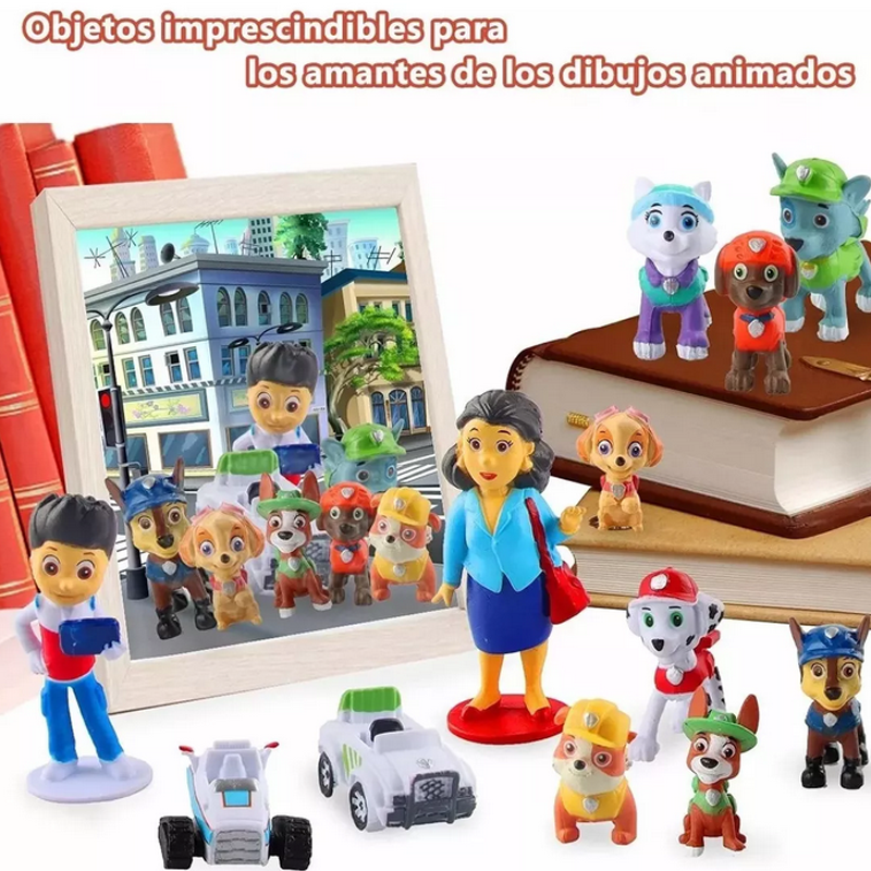 Juego De Paw Patrol Para Niño 12 Piezas Decoración De Tarta