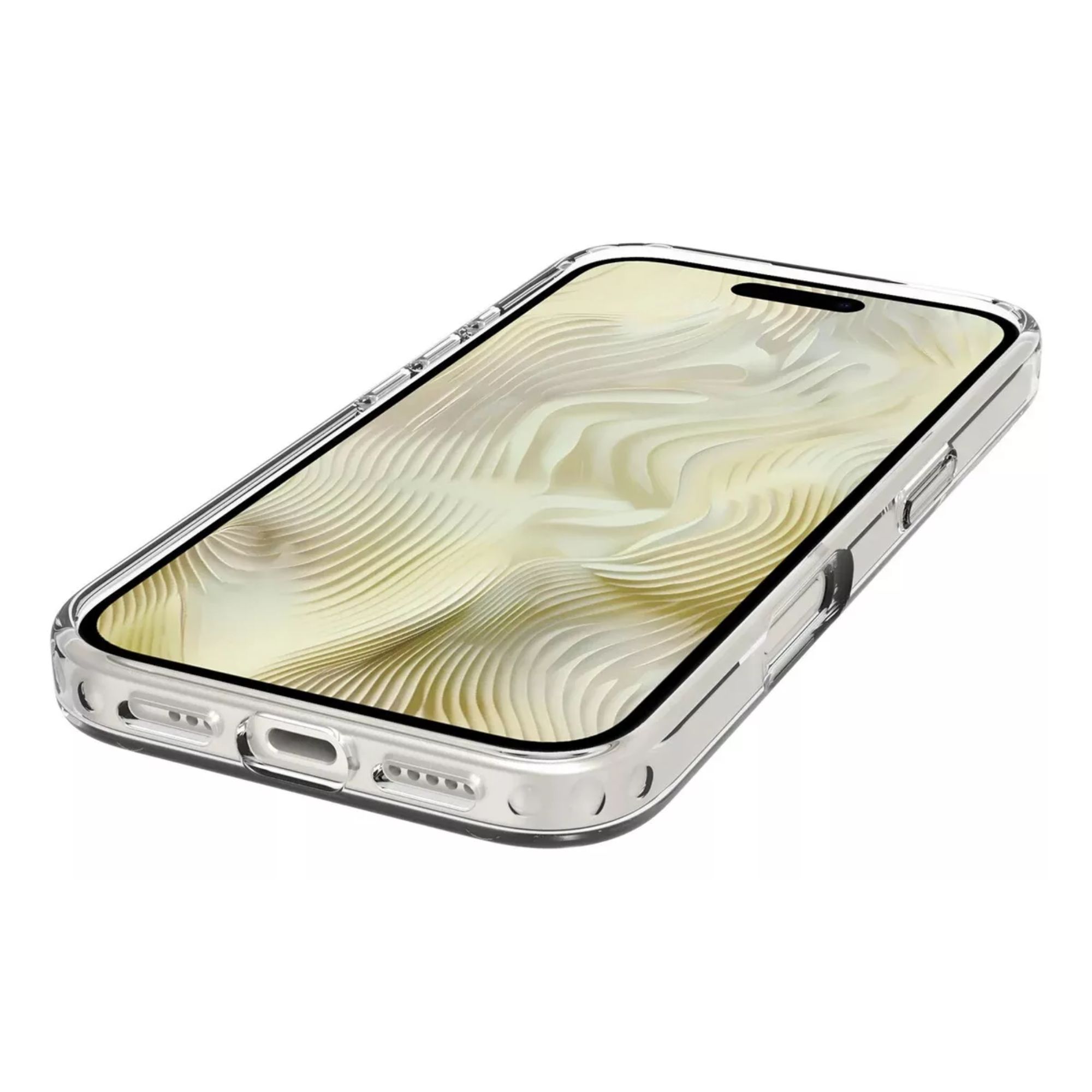 Kit Funda + Mica Pantalla + Aros Cámara Para iPhone Magsafe Para Iphone 16 pro max / Titanio