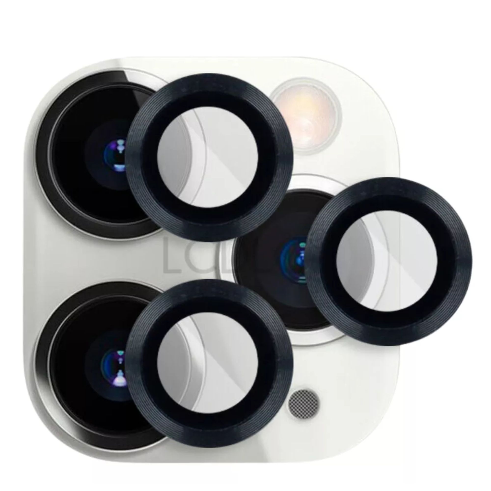 Kit Funda + Mica Pantalla + Aros Cámara Para iPhone Magsafe Para Iphone 16 pro max / Titanio