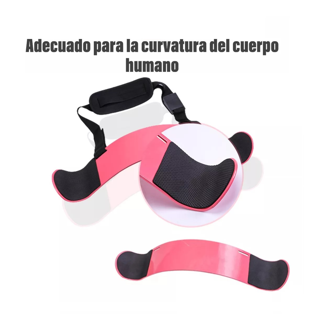 Arm Blaster Aislador De Brazo Bíceps Gym Barra Mancuernas Rosa
