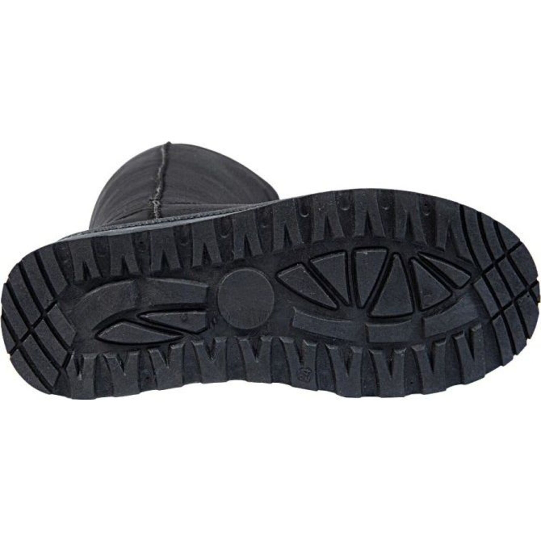 Bota para mujer, alta, estilo invernal, con forro cálido, marca PBPS, color negro 1149861
