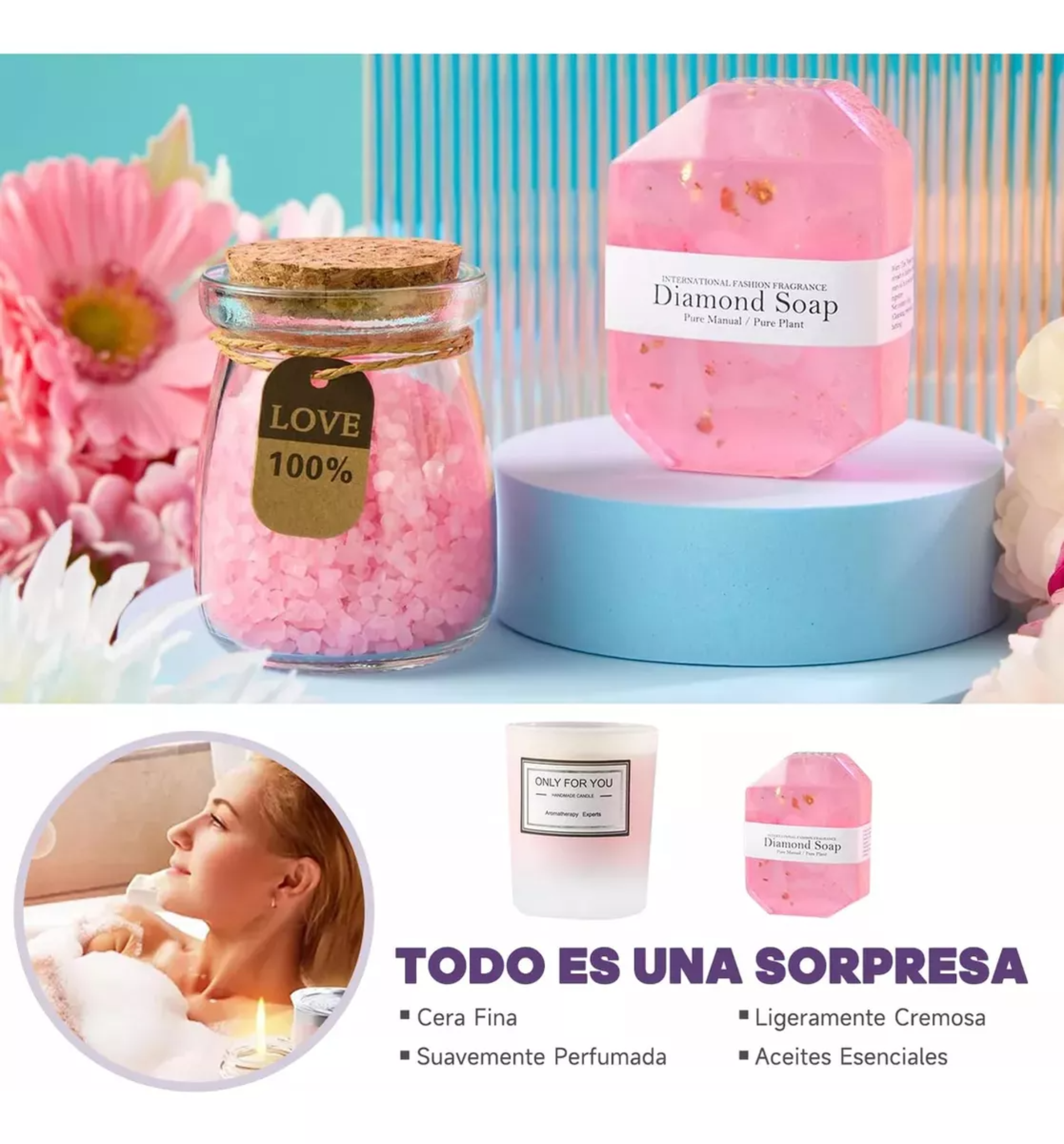 Regalos De Cumpleaños Para Mujeres, Cesta De Regalo Relajant