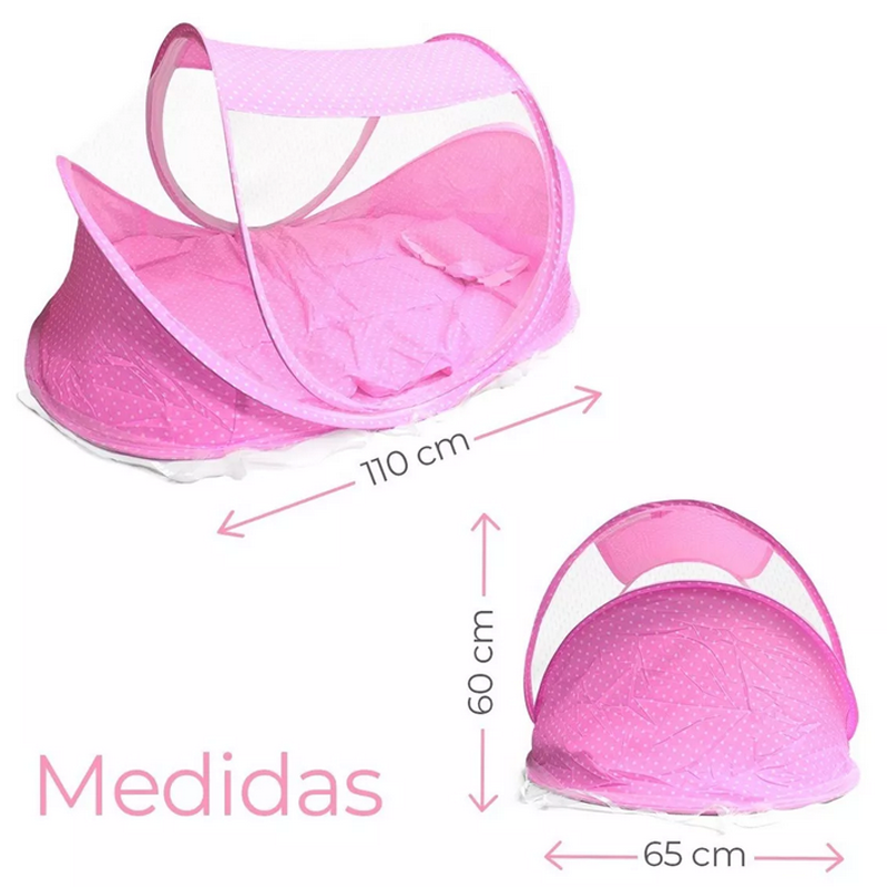 Cuna Moisés Plegable Portátil Mosquitero Bebe Colchon Niños