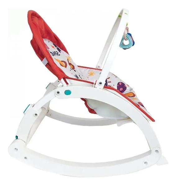Bouncer Silla Mecedora Aeiou Hb53 Musical 2 En 1 Rojo