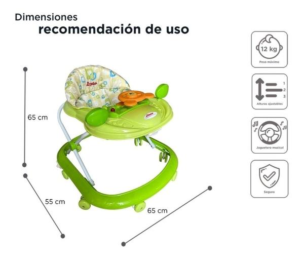 Silla Mecedora Bouncer Aeiou Rocker 2 En 1 Vibrador Dino
