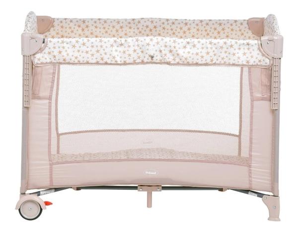 Cuna Bebe Corral Prinsel Baby Colecho 2 En 1 Mosquitero Beige
