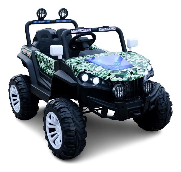 Carro Eléctrico Montable Aeiou Razer Bc802 12v Verde militar