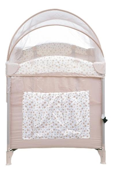 Cuna Bebe Corral Prinsel Baby Colecho 2 En 1 Mosquitero Beige