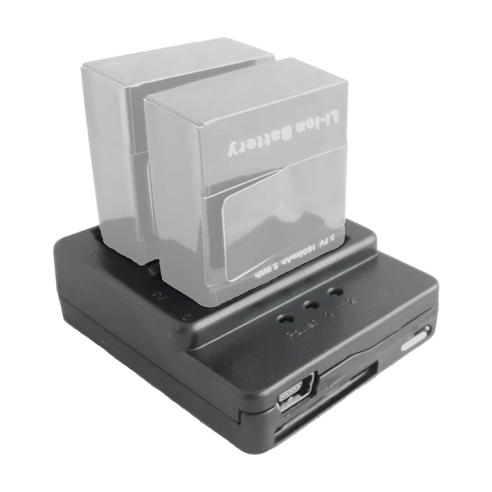 Cargador Baterías Doble Compatible GoPro Hero 3