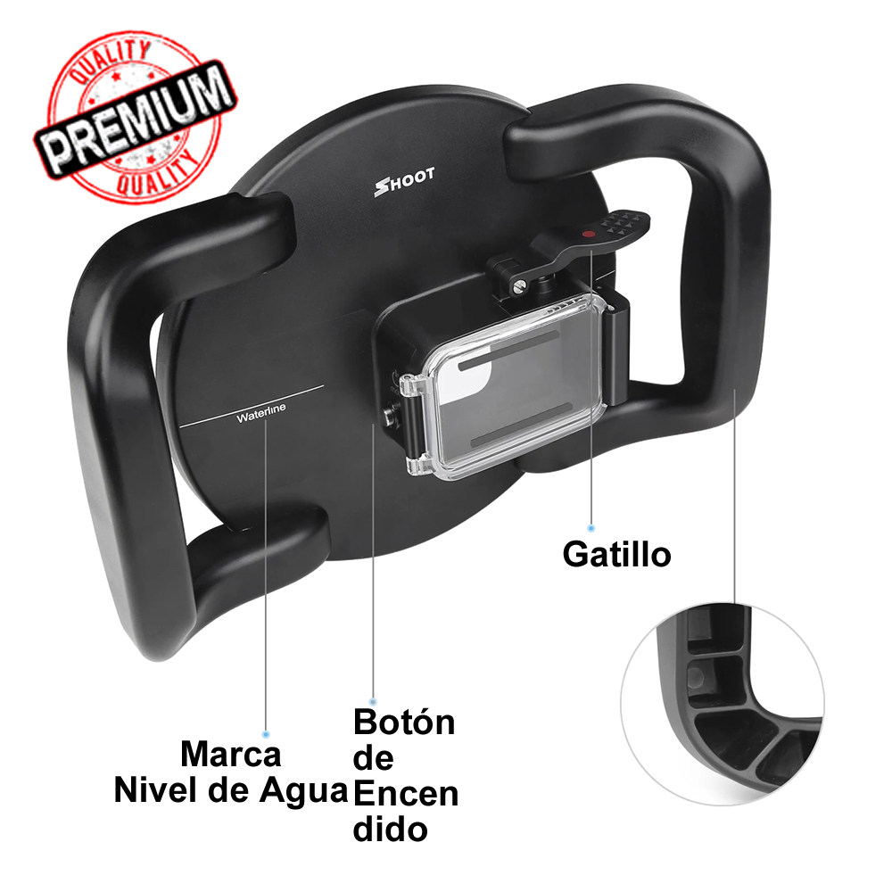 Domo Shoot con Estabilizador Compatible GoPro Hero 13 12 11 10 9 Black