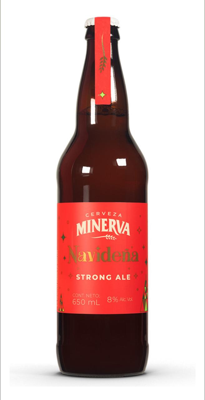 Cerveza Minerva Navideña Strong Ale 650ml