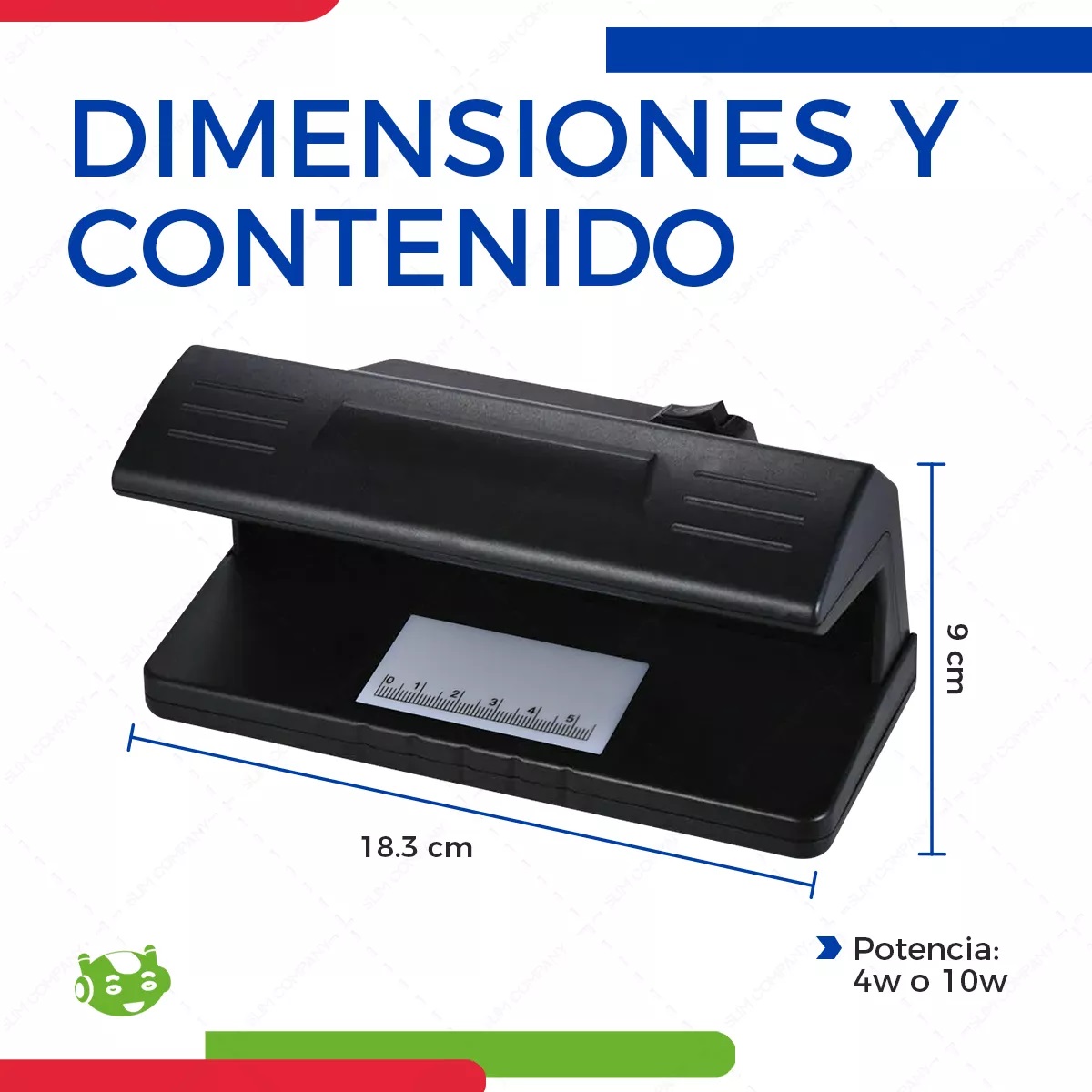 Lámpara De Luz Uv Detectora Billetes Falsos Y Linterna Uv