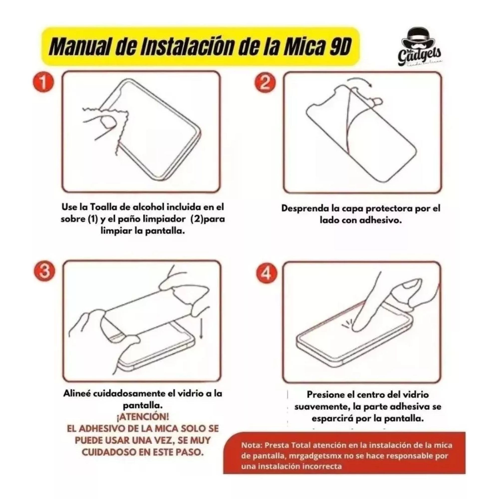 Mica Pantalla Cristal Templado 9d Mayoreo 10 Pcs Para Iphone 16 pro max                                 