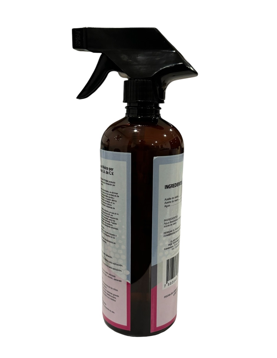 SPRAY ANTI PULGAS Y GARRAPATAS PREVIENE Y ATACA LA SARNA 500 ML