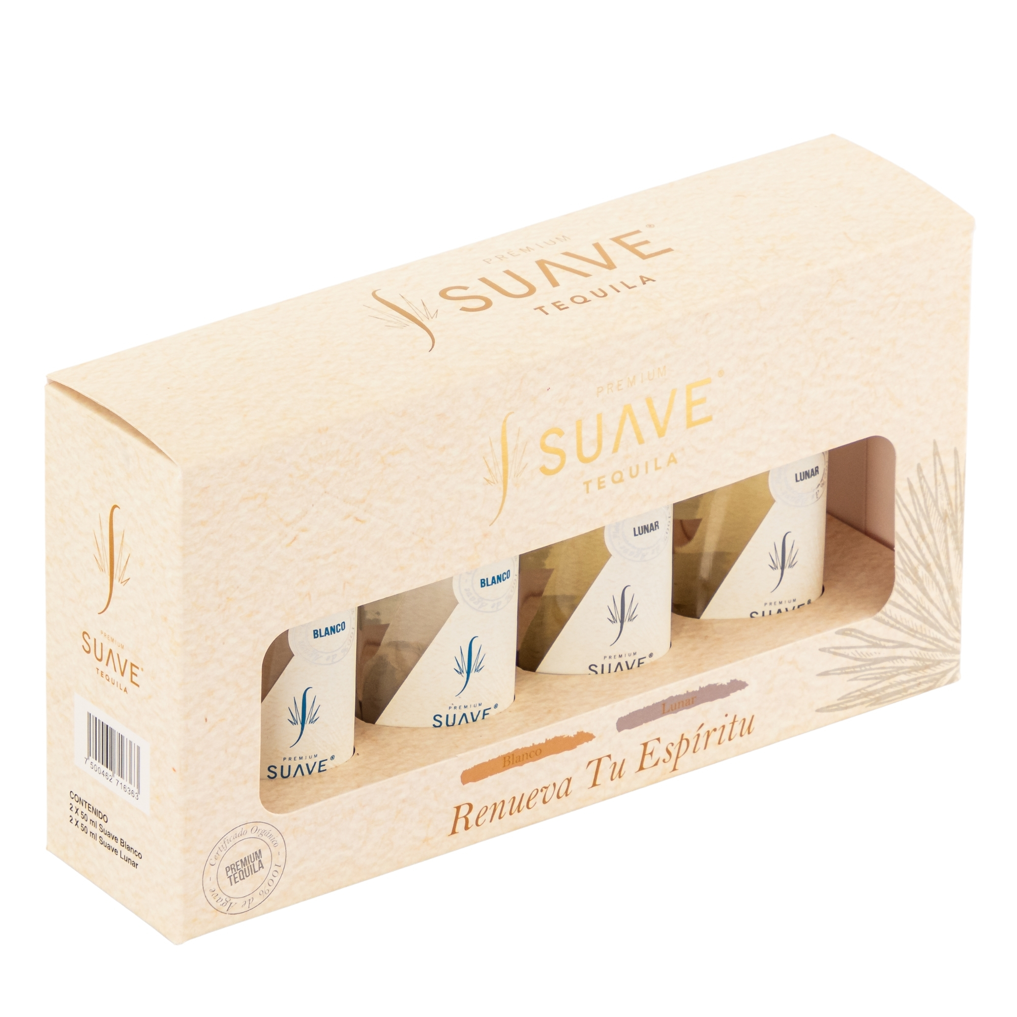 Four Pack Tequila S Suave Premium 50 Ml