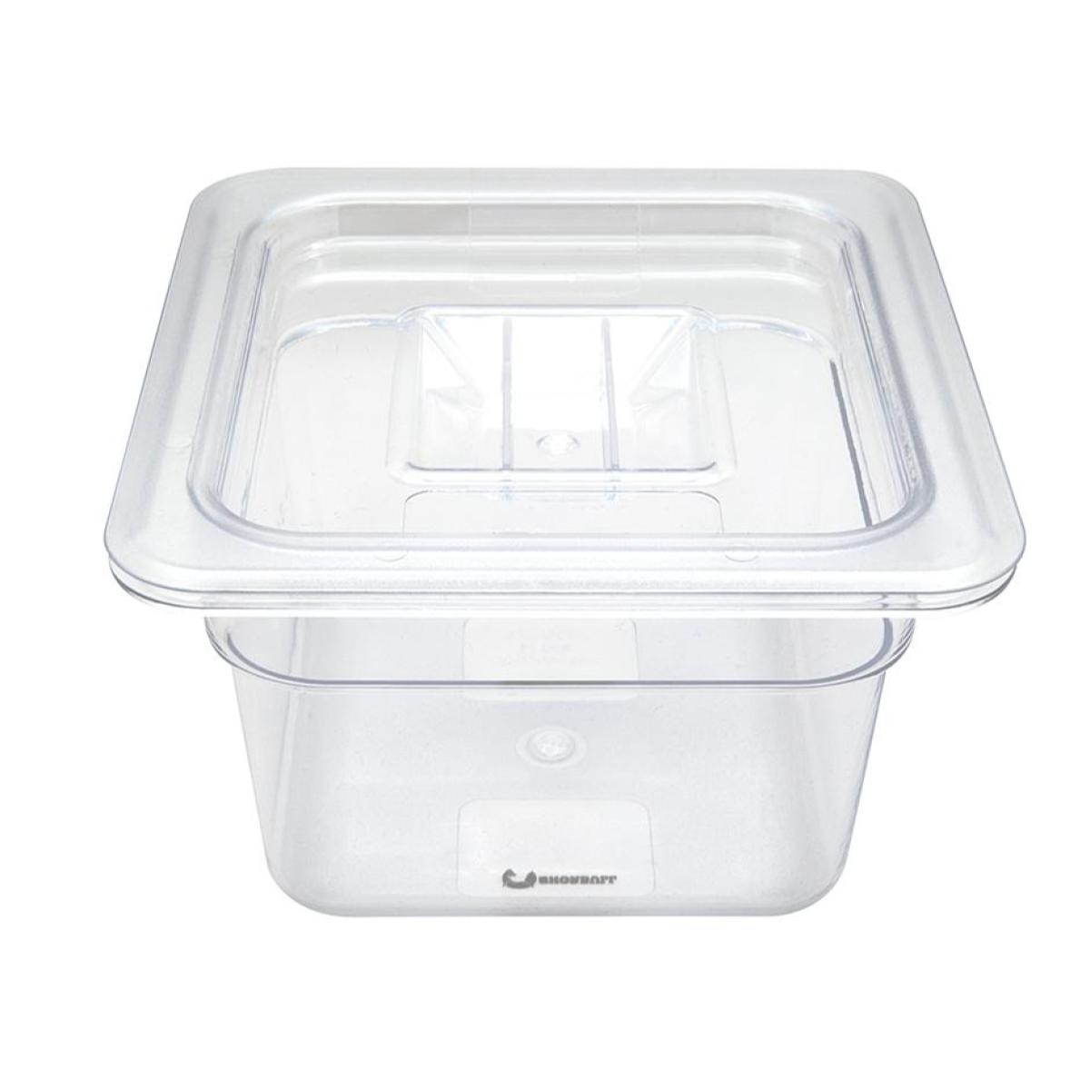  Inserto policarbonato 1/6 6cm con tapa Shorbull