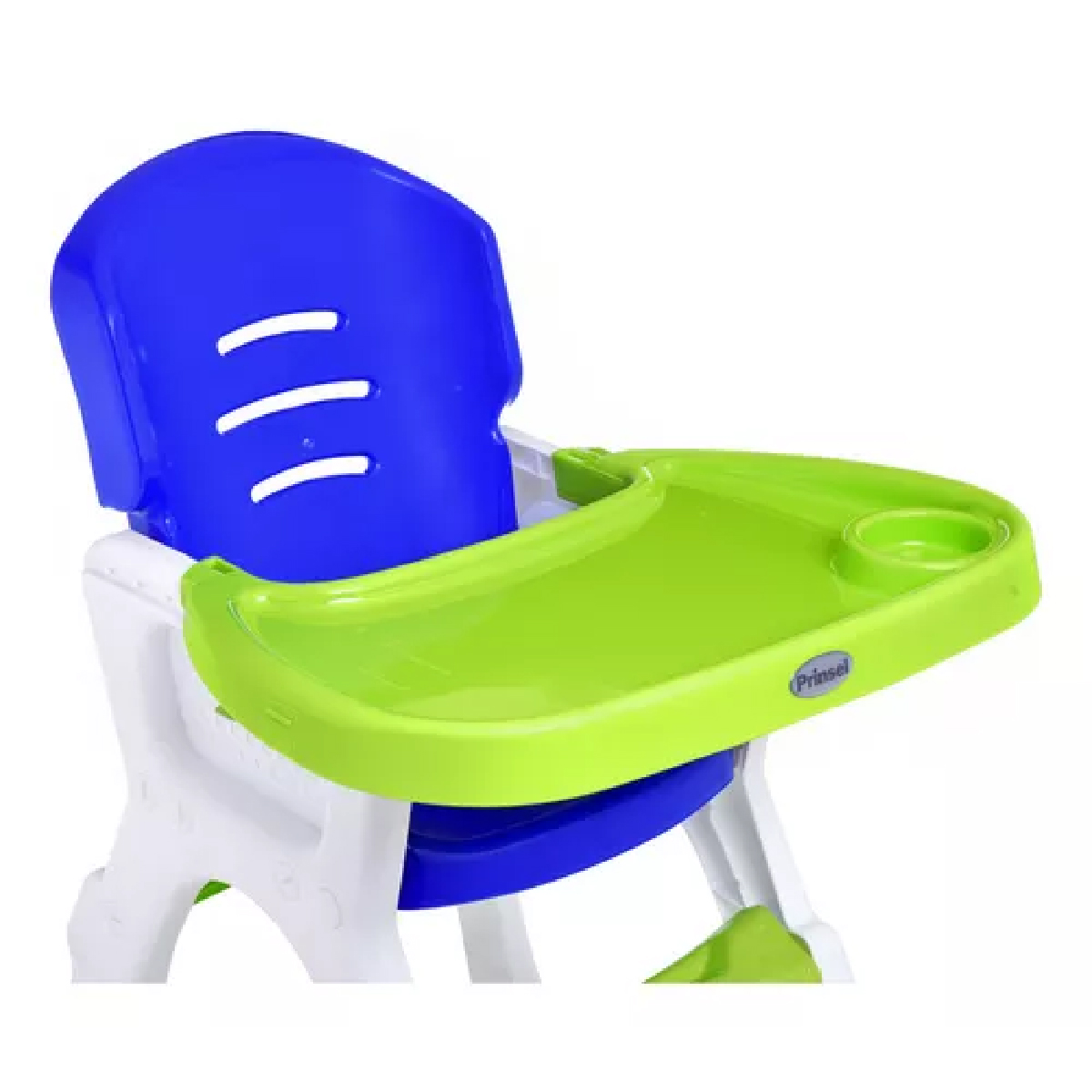 Silla Alta Periquera Prinsel Dinner Verde Azul Blanco
