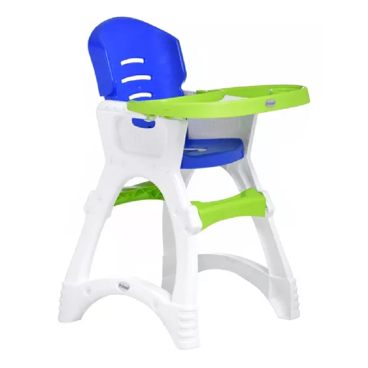 Silla Alta Periquera Prinsel Dinner Verde Azul Blanco