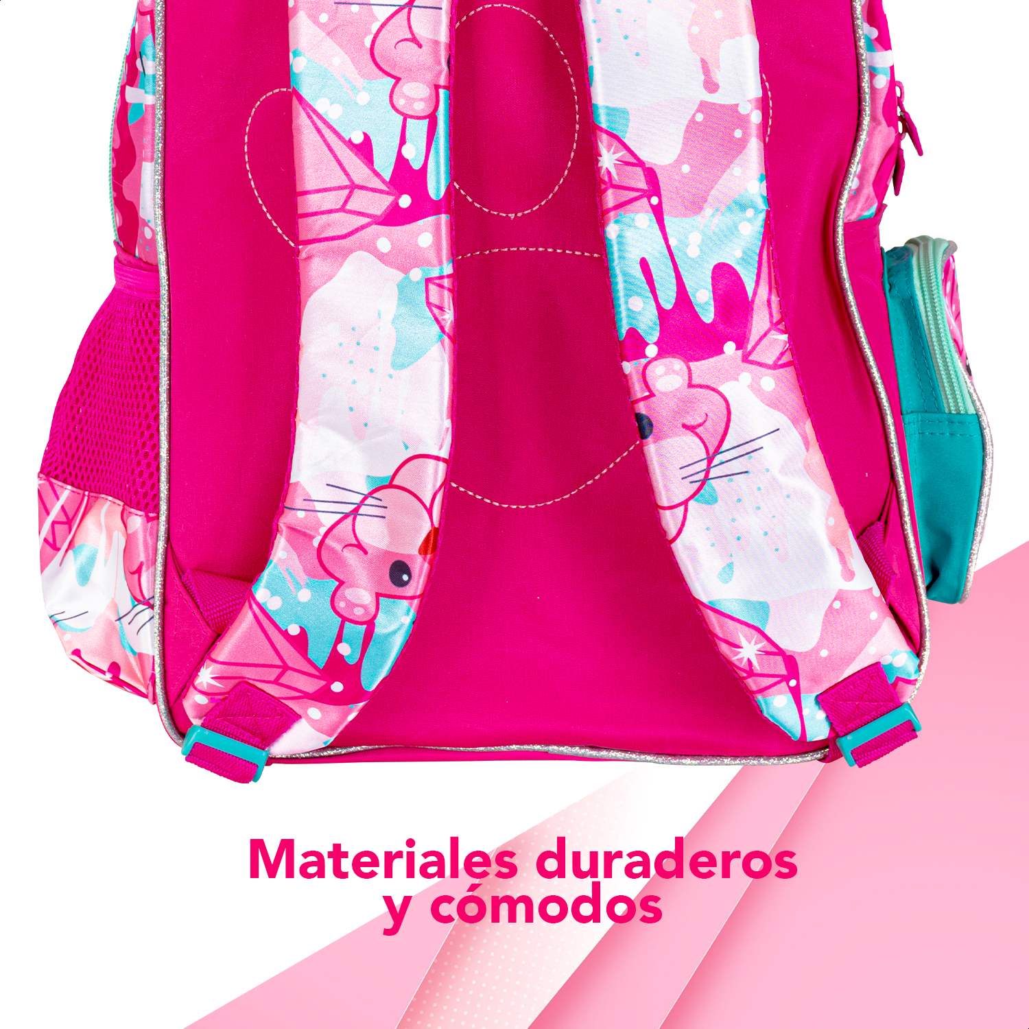 Mochila Escolar Pantera Rosa Pink Is The Word Rosa Bolsillos Multiusos