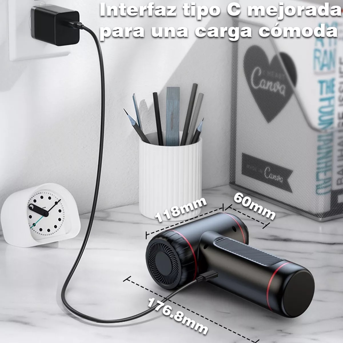 Kit Limpieza Pc Inalámbrico Aire Soplador Plumero Portátil