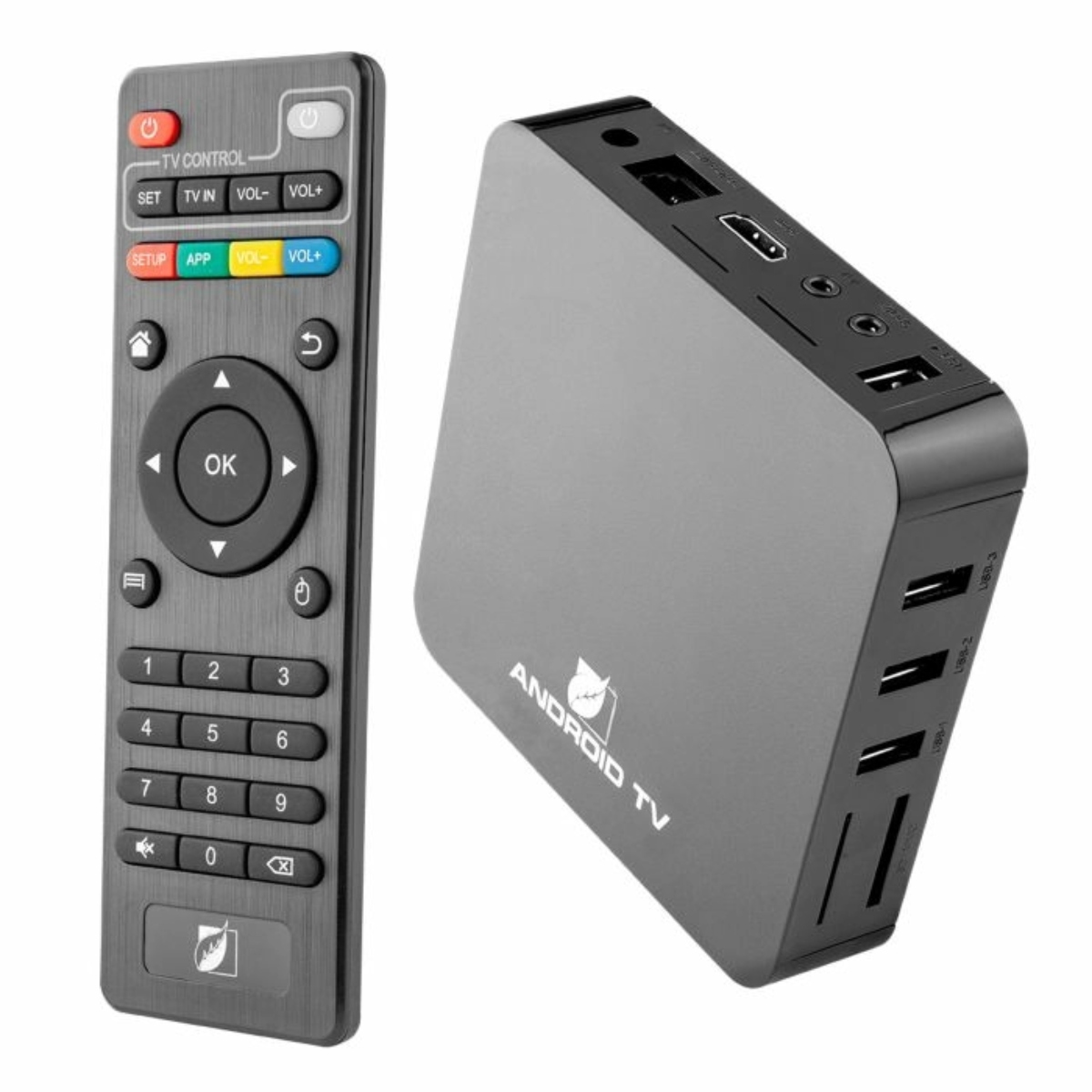 Smart TV Box Green Leaf AND-6000 Wi-Fi y 4K (Android TV) 2 RAM END2*