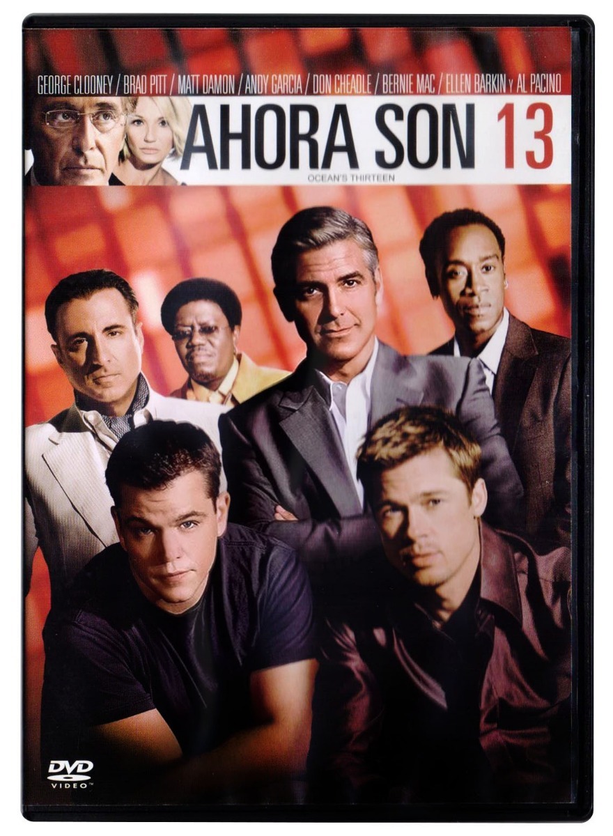 Ahora Son 13 Trece Oceans George Clooney Pelicula Dvd