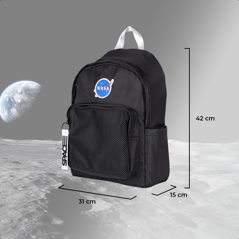 Mochila Backpack NASA SPACE Acojinada para Laptop 16 Pulgadas