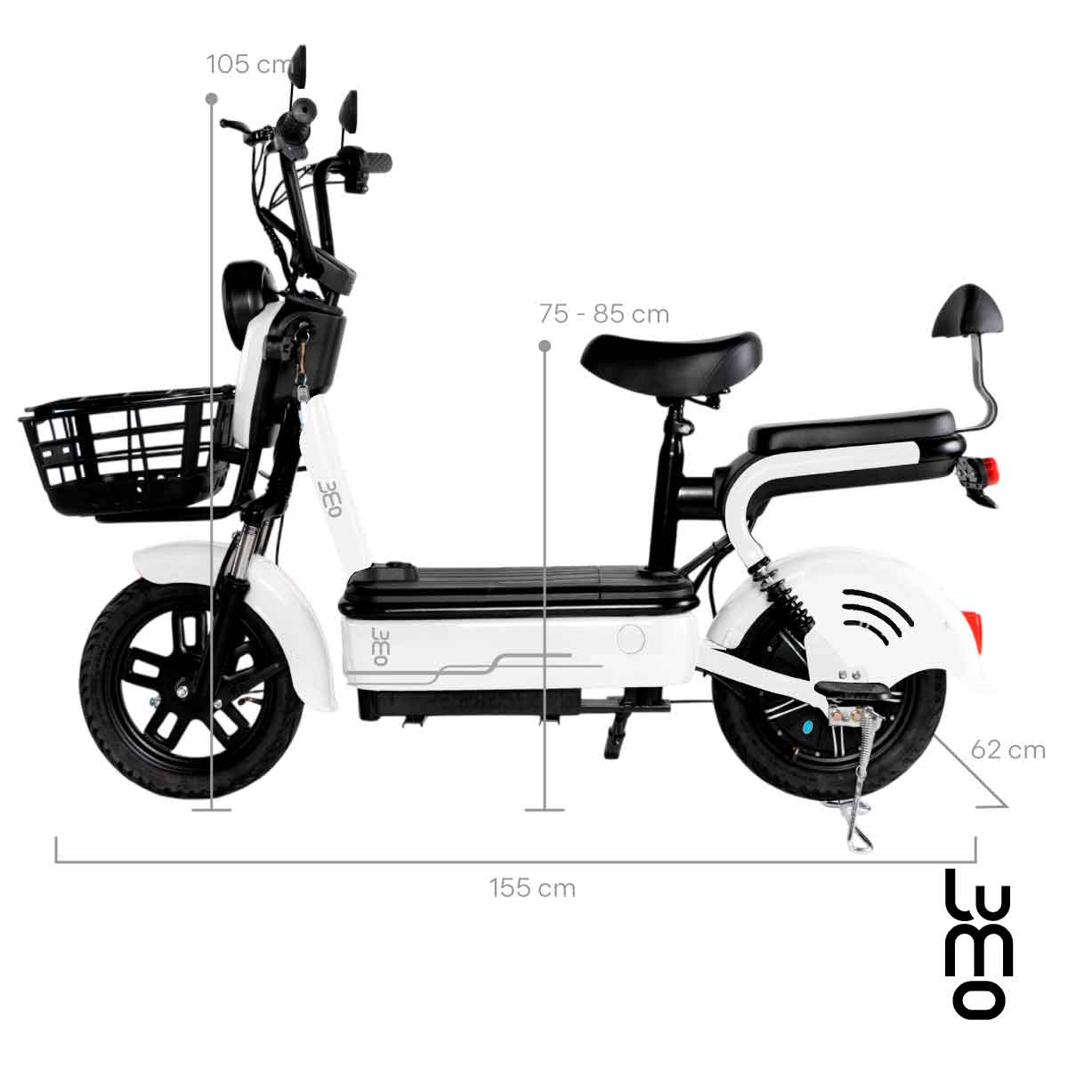 Bicicleta Moto Electrica Urbana Motor Recargable Ecologica.