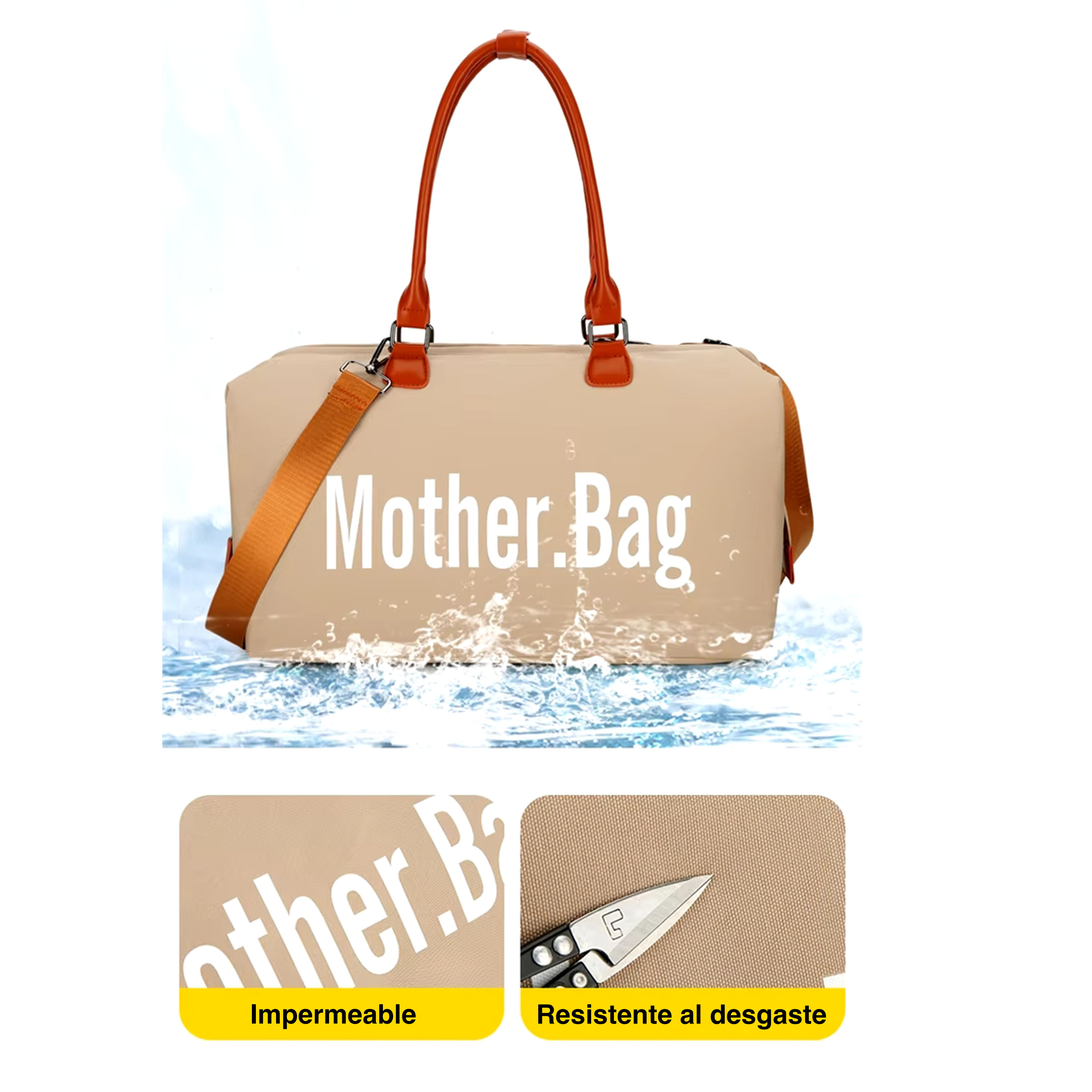 Pañalera Bolsa 5 En 1 Maleta Ideal Para Maternidad Ecobaby Original