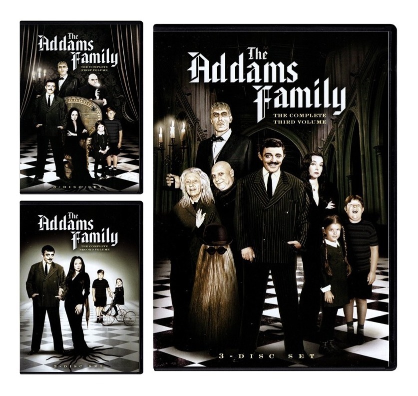 Los Locos Addams Paquete Temporadas 1 2 Y 3 Serie Dvd