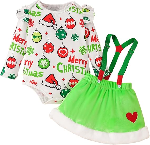Mameluco Pijama  Navidad Vestido Grinch Verde Kawaii Disfraz