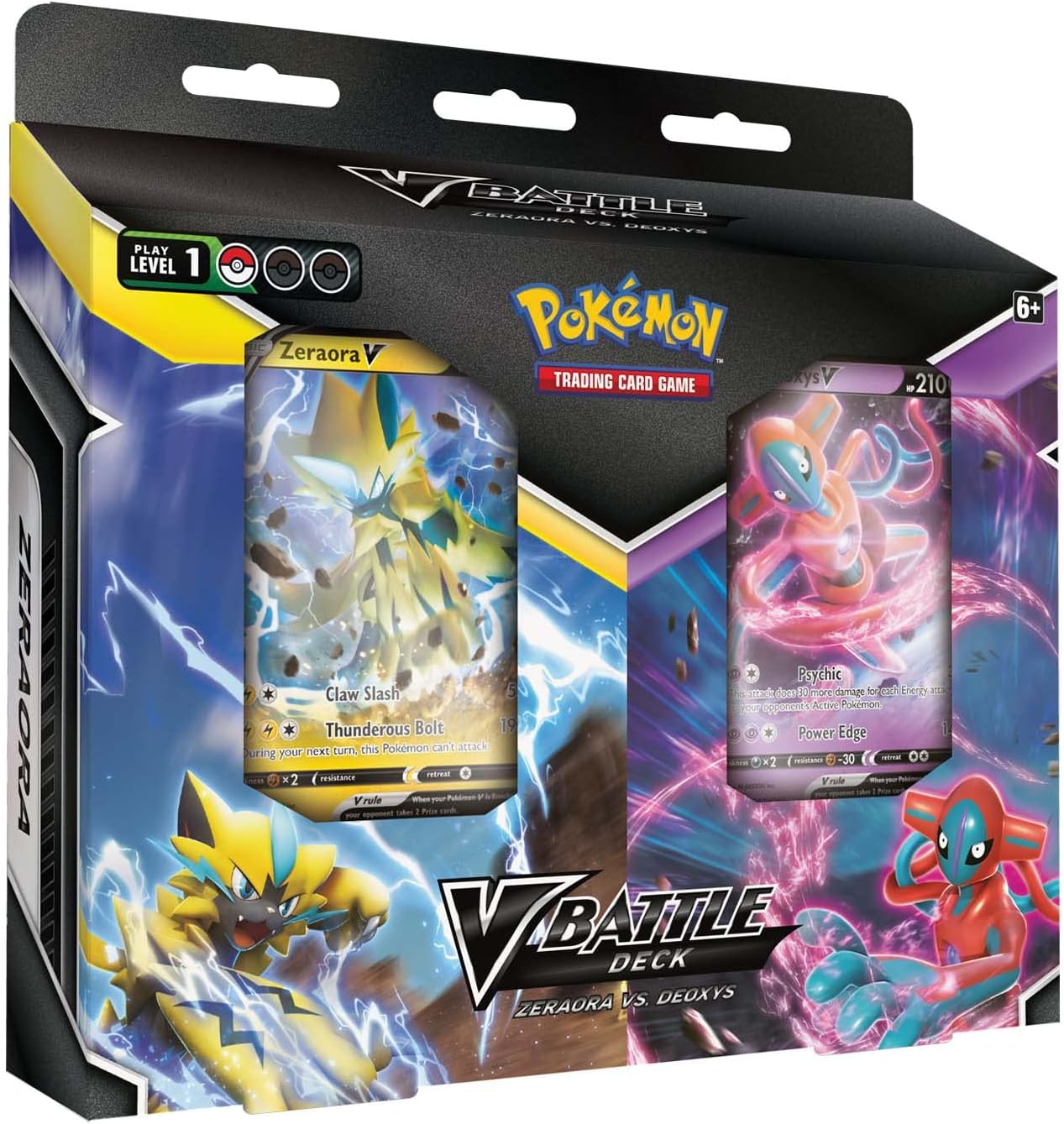 Pokemon TCG Colección V Battle Deck Zeraora vs. Deoxys Box Original Inglés
