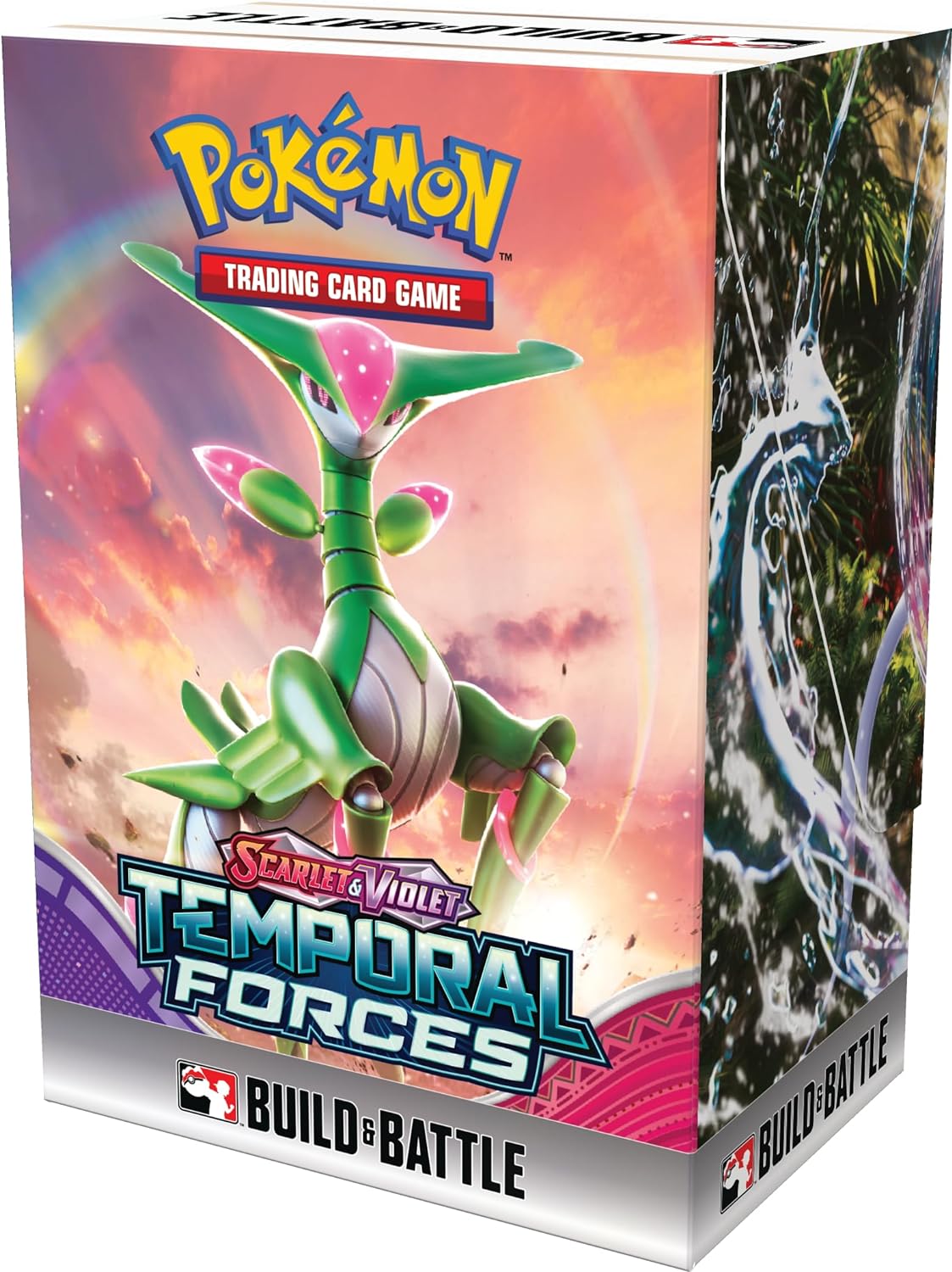 Pokemon TCG Colección Scarlet & Violet Temporal Forces Build & Battle Box Original Inglés