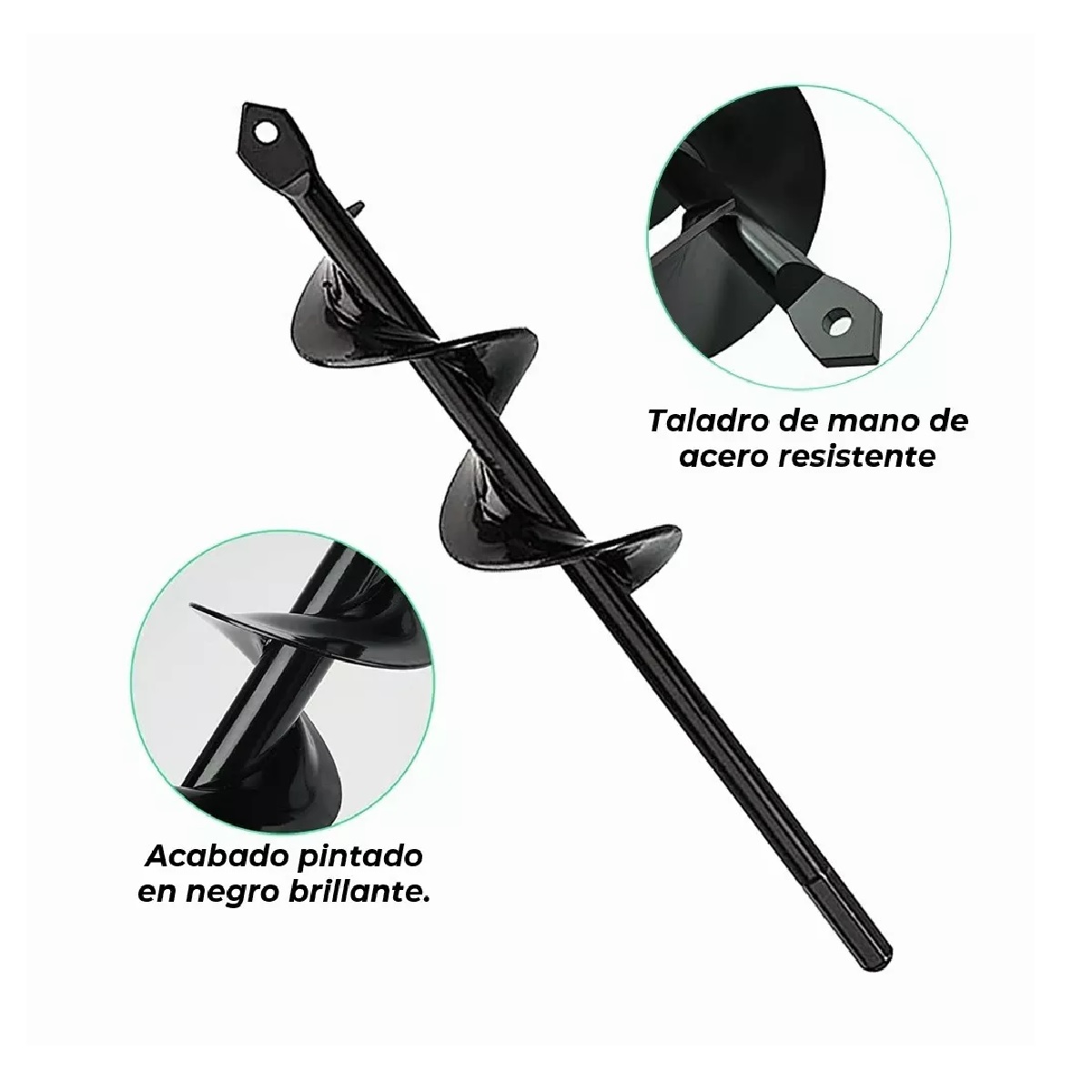 Broca De Barrena Broca Gusano Mototaladro Perforador Tierra