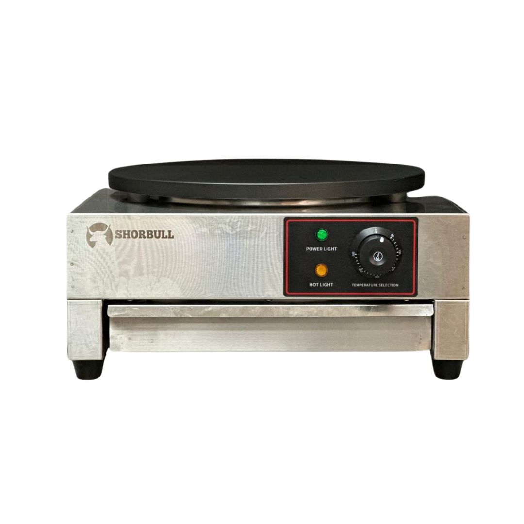 Crepera Industrial eléctrica 22 inch Shorbull Placa Antiadherente Control Temperatura