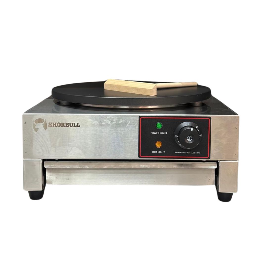 Crepera Industrial eléctrica 22 inch Shorbull Placa Antiadherente Control Temperatura
