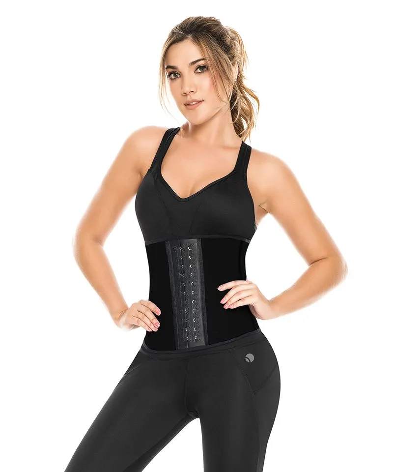 Fajas Colombianas Cinturilla Moldeadora De figura, Cinturilla Latex Reductora De Medidas, Faja Colombiana Afina Cintura Animal Print Mujer Con Broches Alta Compresion