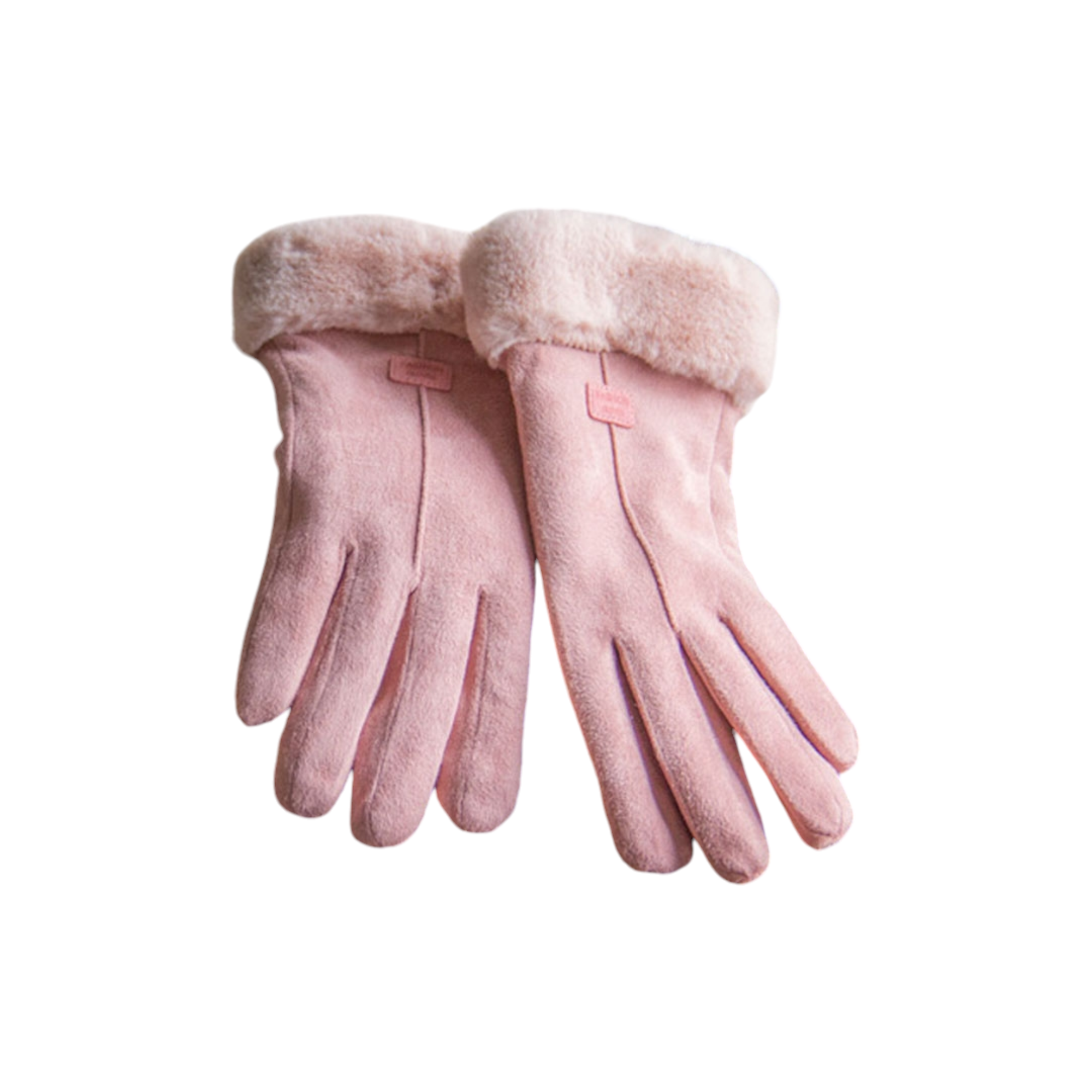 Guantes invierno rosa