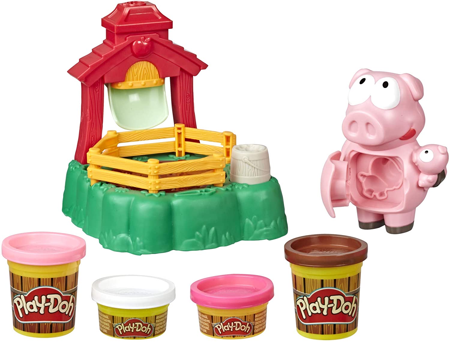 Set De Masas Play Doh Cerditos En El Lodo