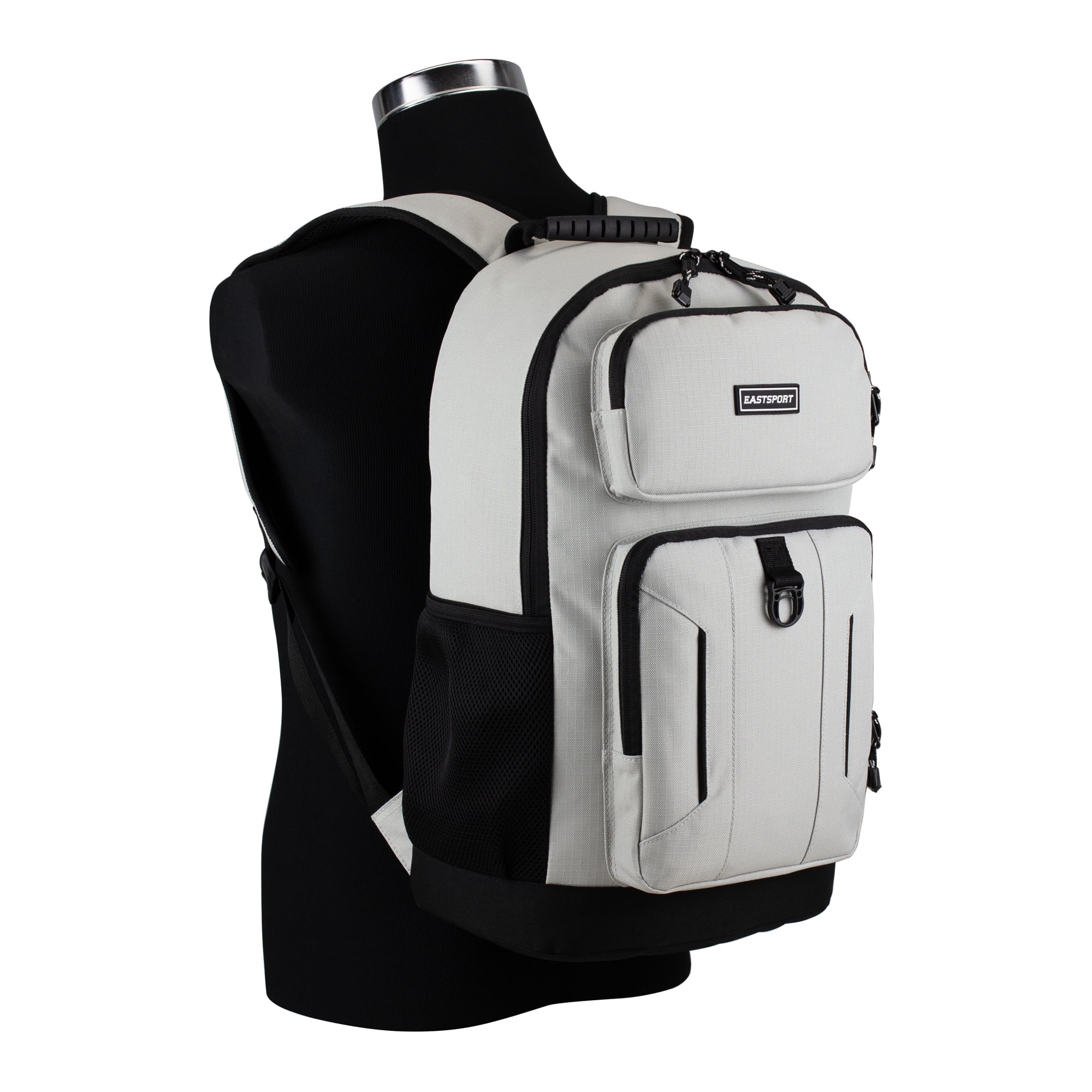 Mochila Unisex Eastsport Emerson Múltiples Bolsillos Frontales Premium Cremallera
