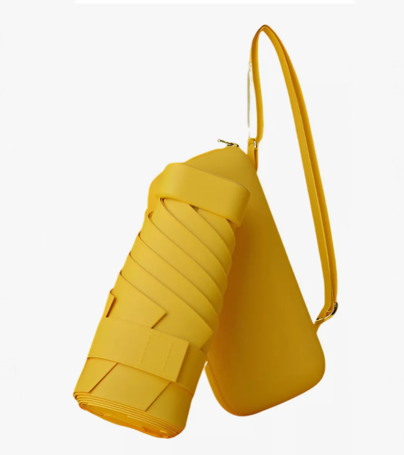 Paraguas Wünd bolsillo Anti-ultravioleta +bolsa Cápsula amarillo