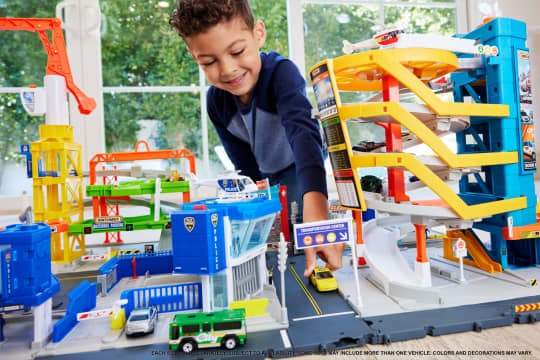 Matchbox Set De Juego Playset De Acción Estación Policia Color Multicolor