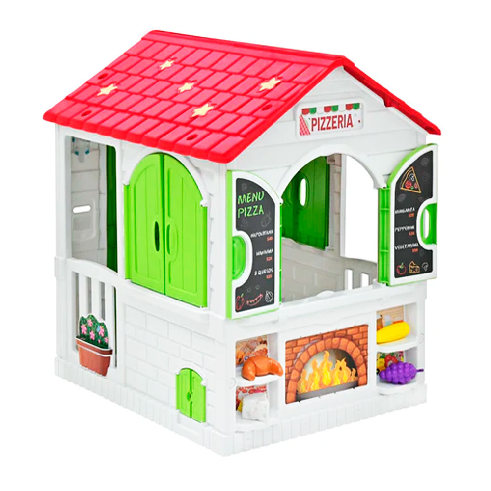 Juguete Casita Casa Infantil Play House Prinsel 2 En 1 Para Niños